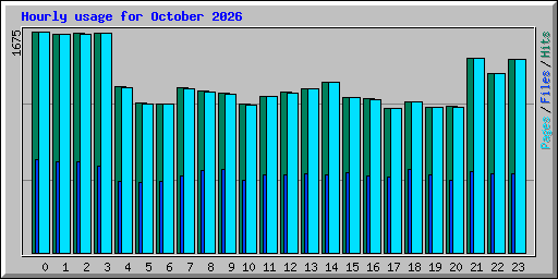 Hourly usage for October 2026